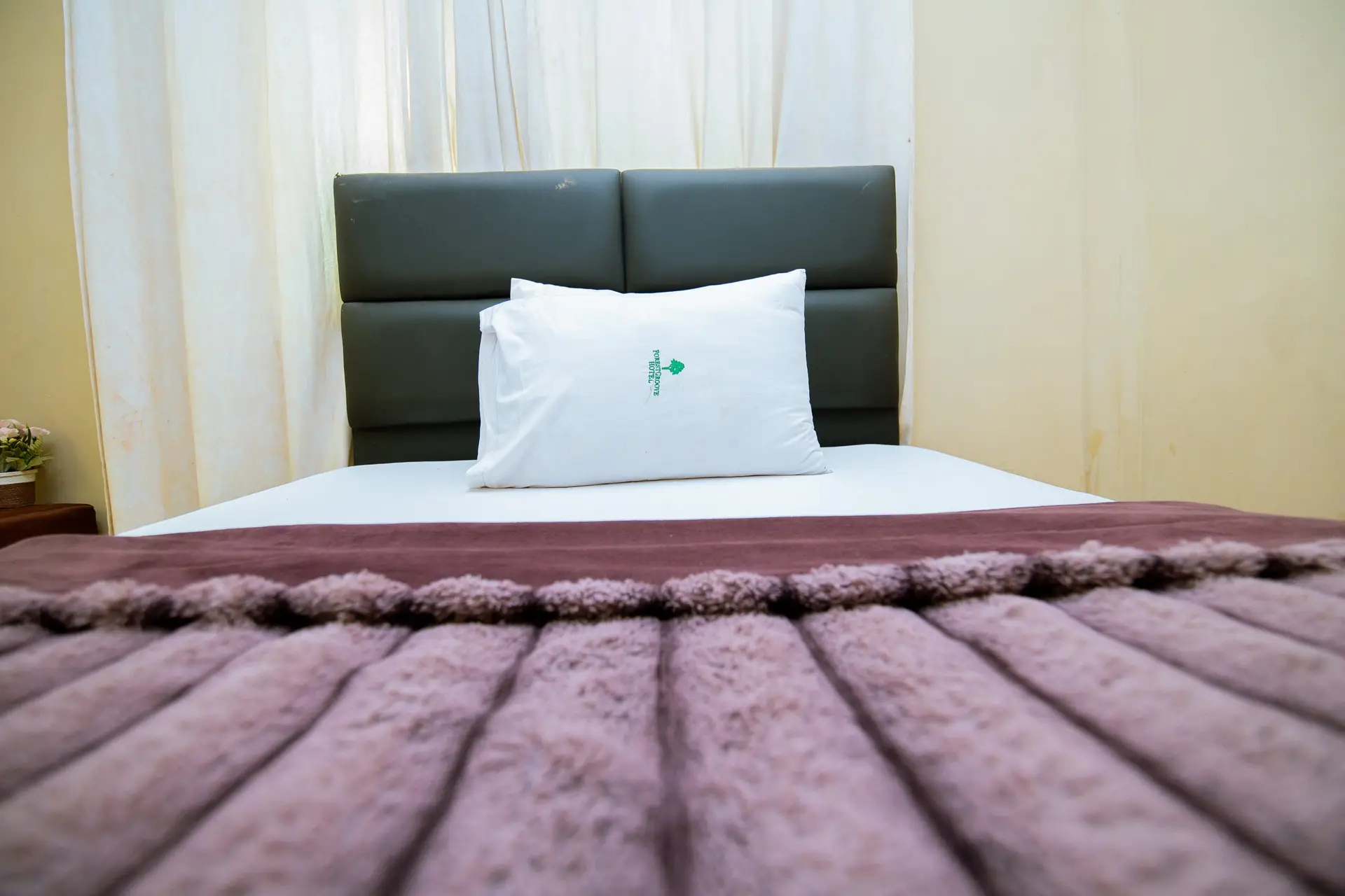 Close up of Standard Room Bed